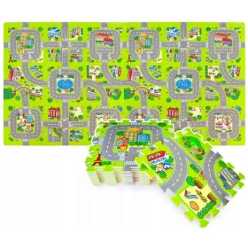    iKido EVA-Schaumpuzzle City 2 Jahre + 18 Elemente 30 x 30 cm