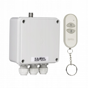 Peripheriemodule für ein Smart Home Zweikanaliger Funk-Leistungsschalter 230V-Bereich