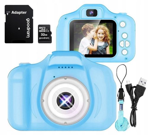  FORTRADE 2 3 Mpx Kinderkamera + microSD-Karte Goodram microSD-Karte 32 GB 32 GB