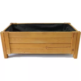    TRAK-DREW Blumentopf 79 cm x 39 x 30 cm, Holztöne in Braun und Beige