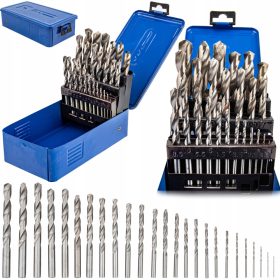 BOHRERSATZ FÜR METALL 25 Stk. HSS-BOHRER 1-13 mm