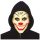  Gesichtsmaske Ihre Outfits GU1142 Latex Clown Beige und Braun
