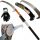  Teleskopsäge mit Haken BRADAS 5,5 m Sägeblatt 360 mm Baumschnitt 5,5 m + Bradas PURE BLACK PRO Handschuhe Größe 9 - L 1 Paar