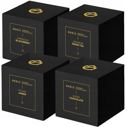 Kerzen Soja-Duftkerze Noble Candle Set 4x220ml Noble 4-tlg.