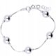  Damen-Kugelarmband aus 925er Silber, 925er SILBER