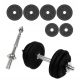 Verstellbare Gusseisenhanteln SportForFun 1x 15 kg