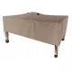 Hochwertige Schutzhülle für Gartentische bis 180 cm - Velleman, Taupe
