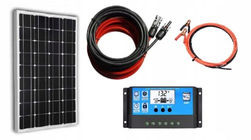 SOLAR-PHOTOVOLTAIK-PANEL 50W 12V REGLER