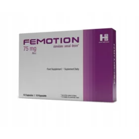   Femotion - Natürliche Tabletten zur Steigerung des weiblichen Libidos und Orgasmusintensität, 10 Stück