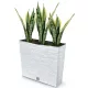  Prosperplast Blumentopf 58 cm x 18 x 49,8 cm, weißer Kunststoff