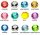  DIAMANTEN ACRYLKRISTALLE BOX BLAUE WEGSTEINE
