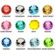  DIAMANTEN ACRYLKRISTALLE BOX BLAUE WEGSTEINE