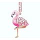  MD CHARMS Anhänger rosa Flamingo Goldbeine S925