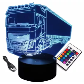  3D-LED-GERÄT FÜR EINEN VOLVO TIRA TIR-FAHRER