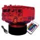  3D-LED-LAMPE SCANIA FEUERWEHRWAGEN FEUERWEHR
