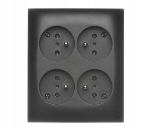 Elektrische Steckdose Contact-Simon schwarz