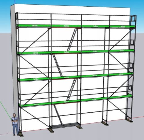 Pin74 Gerüst 100m2