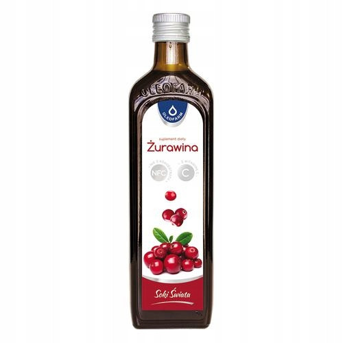  Oleofarm Cranberry 100 % Fruchtsaft 490 ml