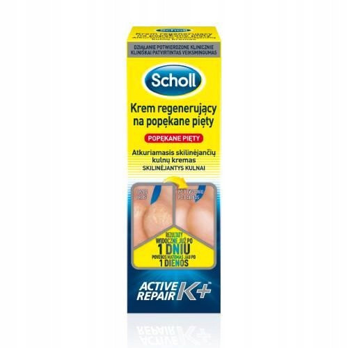 Scholl Active Repair K+ 60 ml regenerierende Creme für rissige Fersen