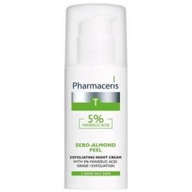   PHARMACERIS T SEBO-ALMOND PEEL 5% Nachtcreme für akneanfällige Haut 50 ml