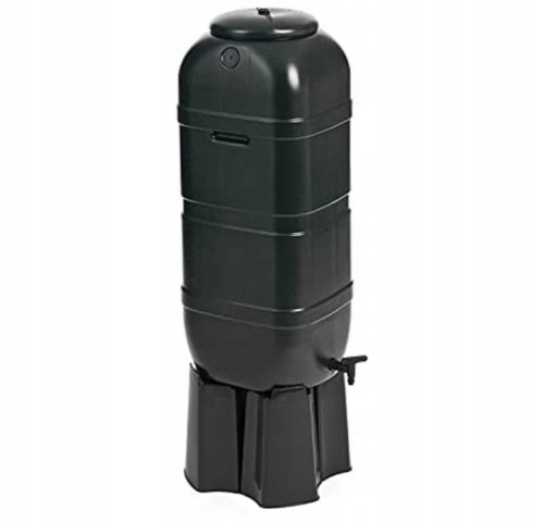 Regenwassersammeltank - Regenwassertank 100 l 94 x 36 cm schwarz