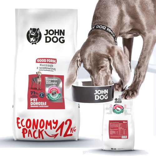  John Dog Trockenfutter für Rinder, 12 kg