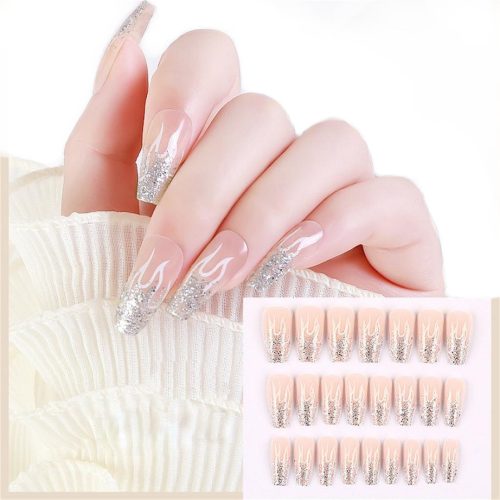 KÜNSTLICHE NÄGELSPITZEN GLITZERMUSTER 24 Stück F779 4