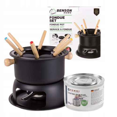 Fondue-Sets SCHOKOLADENFONDUETOPF FÜR 6 PERSONEN PLUS HEIZUNG
