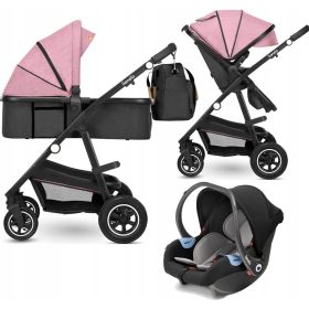  Lionelo Amber 3in1 Kinderwagen 3in1 Schwarz