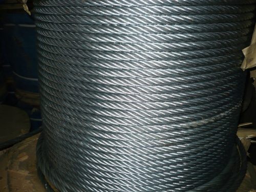 Stahlseil 10mm 6x19, verzinkt, 100m geschnitten