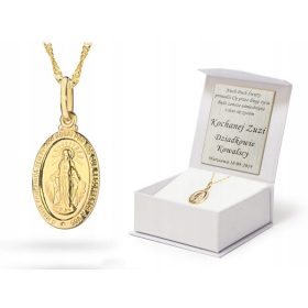  GOLDKETTE 585 und MEDAILLE Unserer Lieben Frau der Wunder