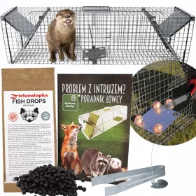    LEBENDER FANG, VERZINKTER FANG FÜR OTTER, FÜCHSE, BIBER, MARDER, STARK, DOPPELSEITIG