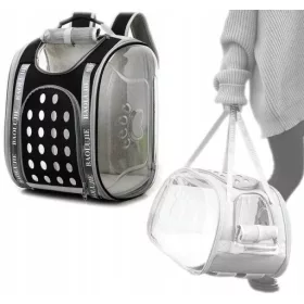  Transporter Rucksacktasche 2in1 für Hund und Katze (I198)