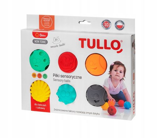  Tullo Sinneskugeln Smileys 6 Stk.