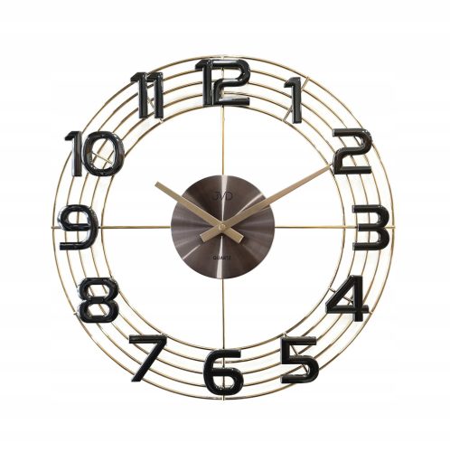 Uhr für zu Hause JVD goldene Wanduhr 40cm