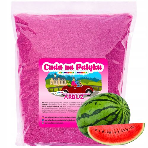  Zuckerwattegerät Miracles on a Stick Wassermelone Rosa Zuckerwatte 1 KG S rosa 1 W