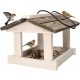 Boxen (Häuser) und Vogelhäuschen FUTTERKASTEN HOLZ VOGELHAUS + FUTTER 0,5