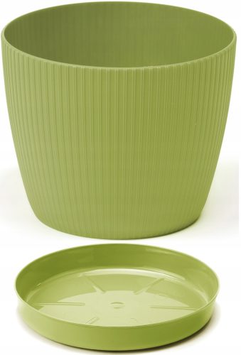  BratGO Blumentopf 30 cm x 30 x 25 cm Durchmesser 30 cm Kunststoff in Grüntönen