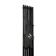 Badheizkörper Dragon 744 W 280 x 1600 mm weiß, schwarz, grau