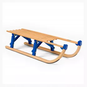  HUMBAKA faltbarer Kinderschlitten, blau, 100 cm