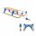  HUMBAKA faltbarer Kinderschlitten, blau, 110 cm