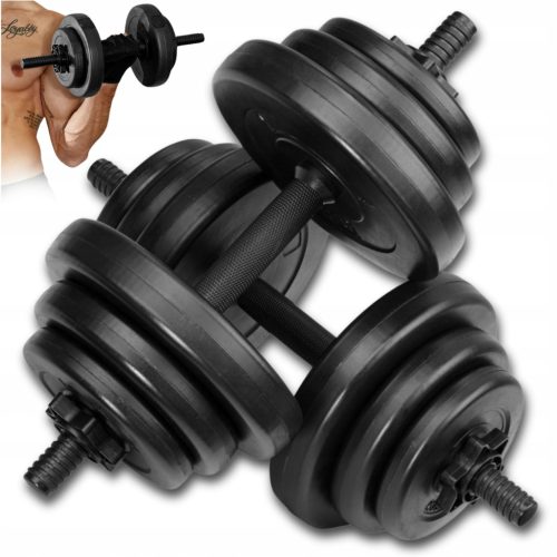  Care Life verstellbare Bitumenhanteln 2x 10 kg