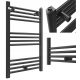 Granitan-Wasserbadheizkörper 348 W 500 x 800 mm schwarz