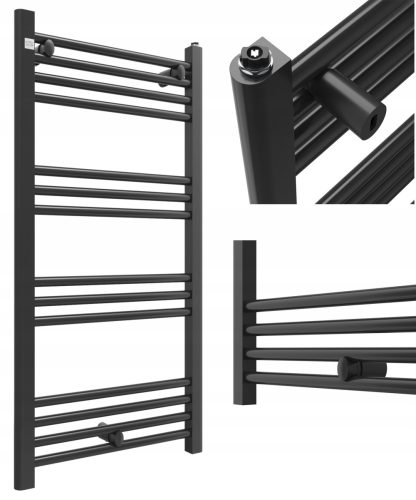 Granitan Wasserbadheizkörper 440 W 500 x 1000 mm schwarz