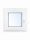 Warmweißes Alu-Fenster 600x800, linkes Milchglas