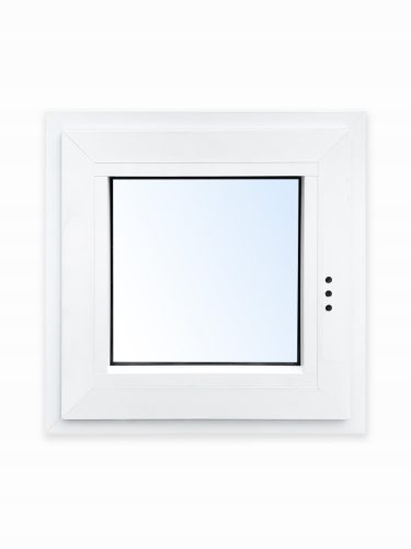 Warmweißes Alu-Fenster 600x800, linkes Milchglas