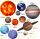  Wandaufkleber Sonnensystem Planeten Weltraum