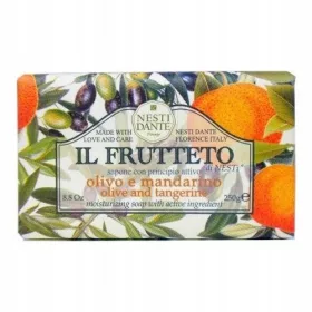    Nesti Dante Toilettenseife zum Baden in einem Stück Olivenöl Mandarine