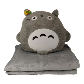  Totoro Set 3in1 Decke Kissen Anime mein Nachbar