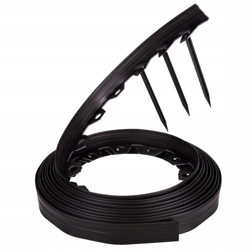 Einfassungen für den Garten - Kunststoff-Gartenkantenschneider 2000 cm x 4 cm schwarz